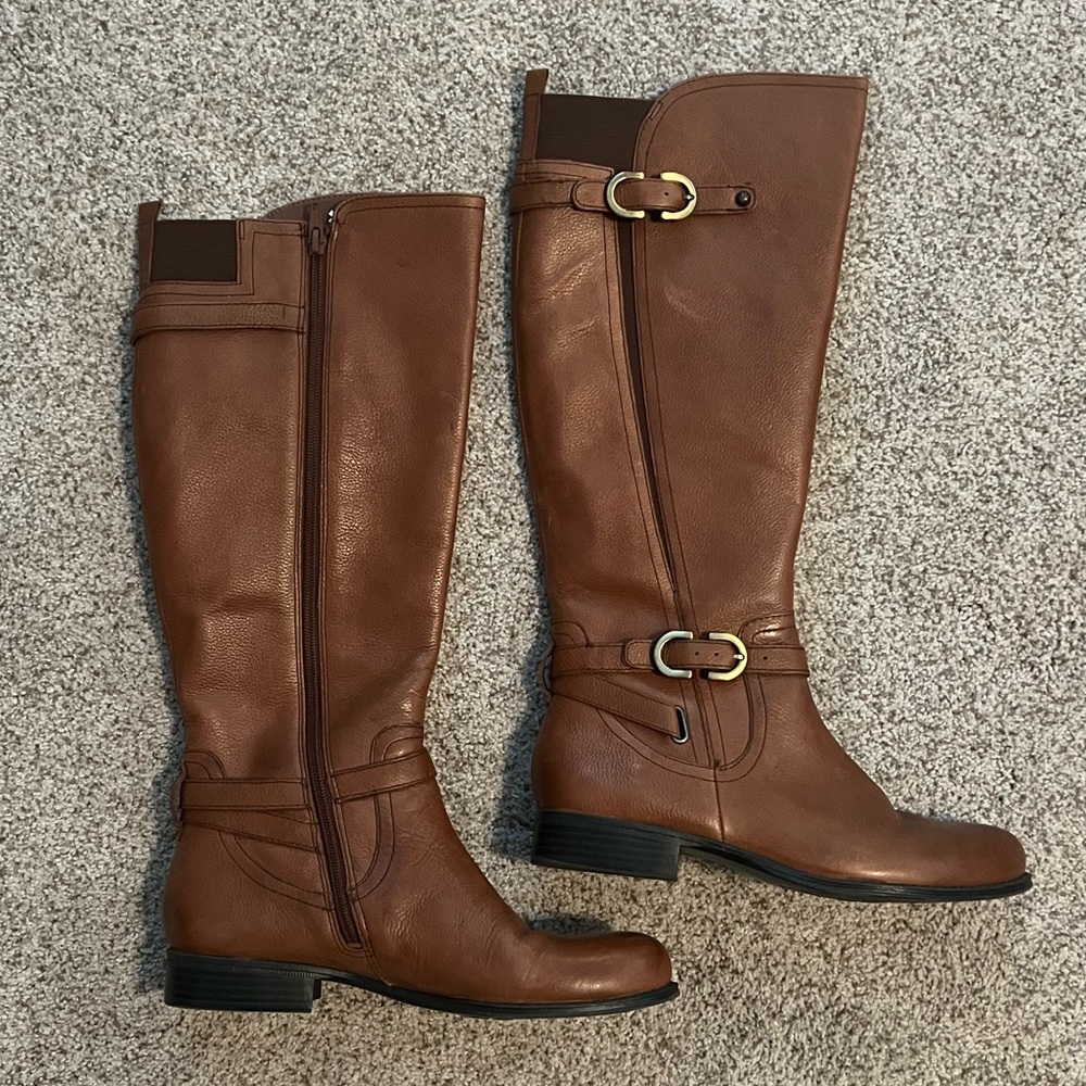 Naturalizer leather riding boot